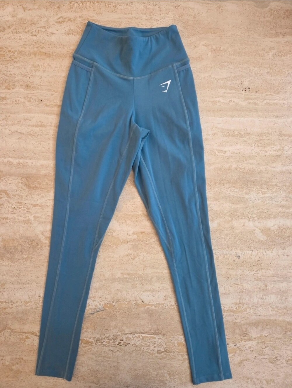 Gymshark Blue High-Rise Workout Leggings